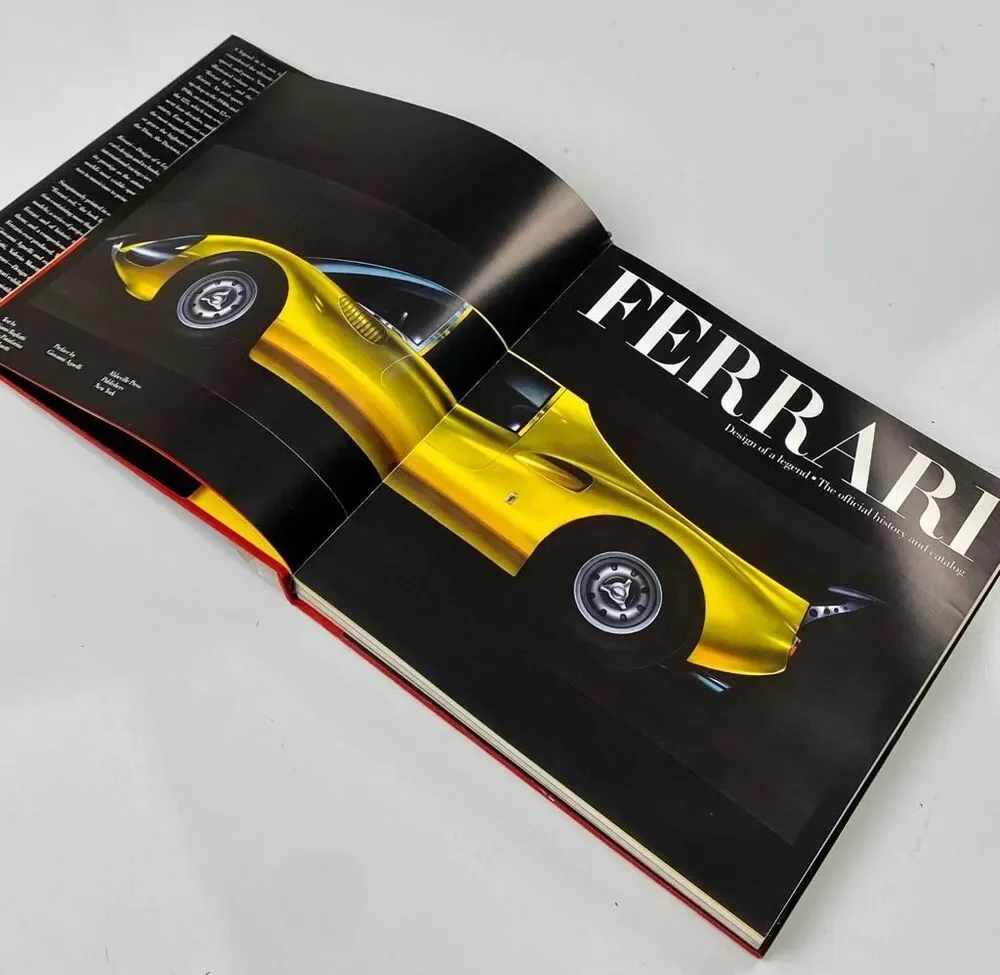Ferrari Design of A Legend The Official History & Catalog Gianni Rogliatti HC DJ